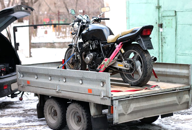 Эвакуатор для мотоцикла стоимость из Южно-Сахалинска в Ростов-на-Дону